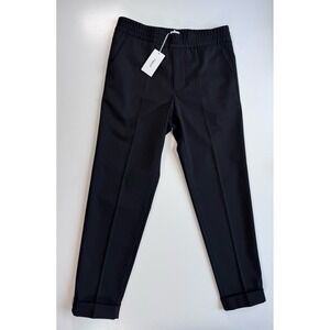 FILIPPA K Terry Cropped Trouser Dress Pants Elastic Mens 44 X-Small 28x27 Gray